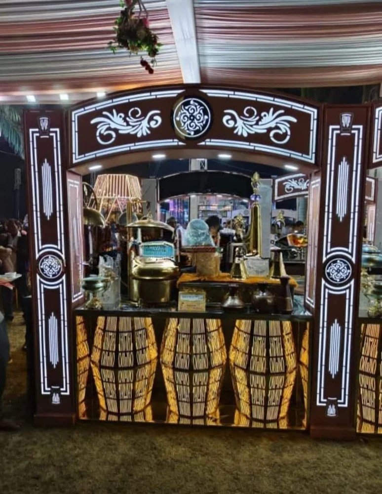 3.5 Feet SS Wedding Catering Counter